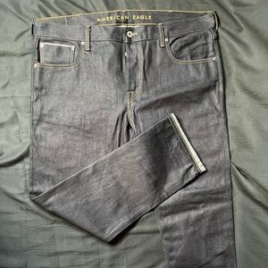 American Eagle Raw Denim Jeans